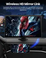 Jansite 10.1 ''4K Dashcam 4:3 grand écran Carplay Android Auto DVR voiture systèmes intelligents lecteur vidéo multimédia Radio stéréo 6