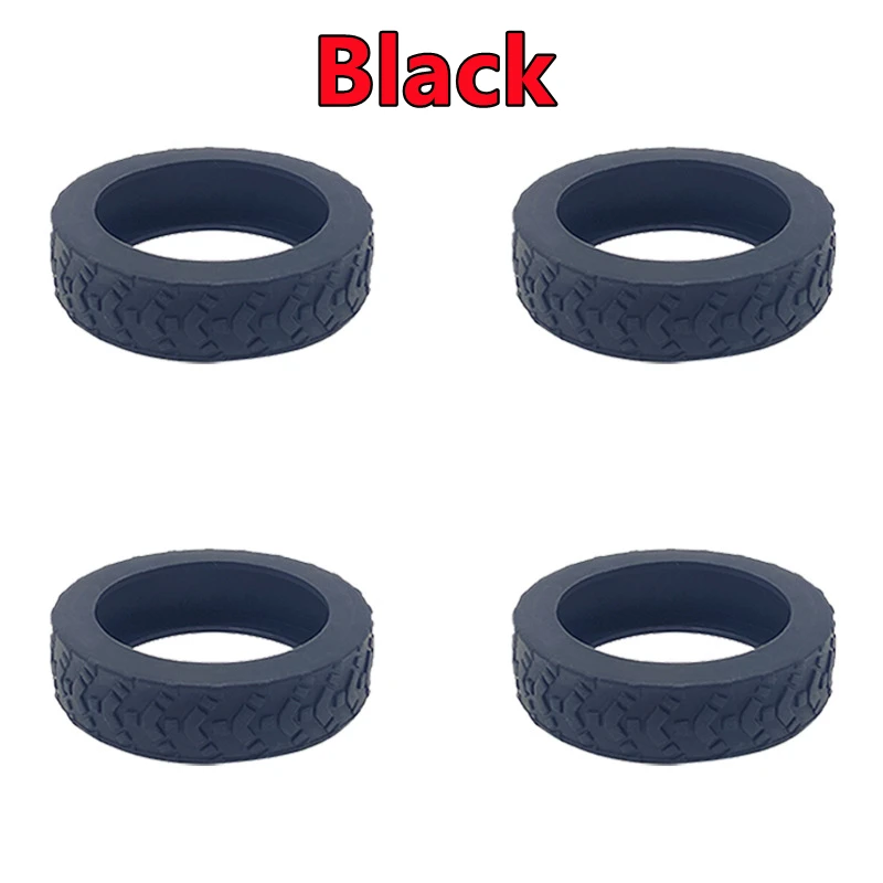 8 Stück Silikon Kofferrad-Abdeckungen - Geräuschreduzierend, Rutschfest, Für 2-2,2 Zoll Räder