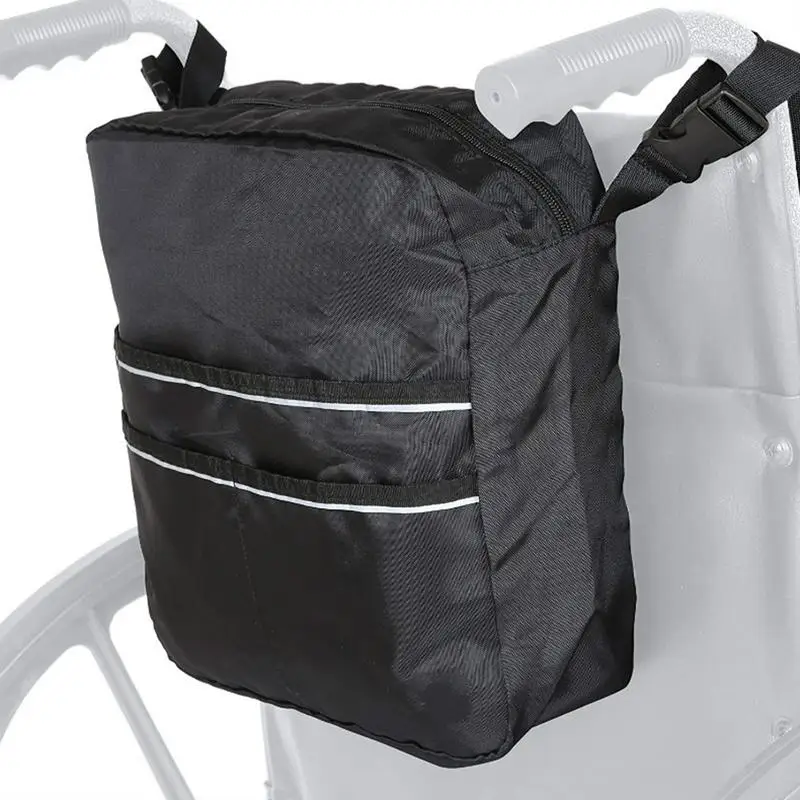 Wheelchair Bags Wheelchair Backpack with Cup Holder Wheelchair Storage Bag to Hang on Back Electric Wheel Chair Accessories