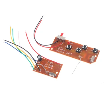 2.4G 4CH RC telecomando 27MHz circuito PCB trasmettitore scheda ricevitore con Antenna Radio per RC Car Truck
