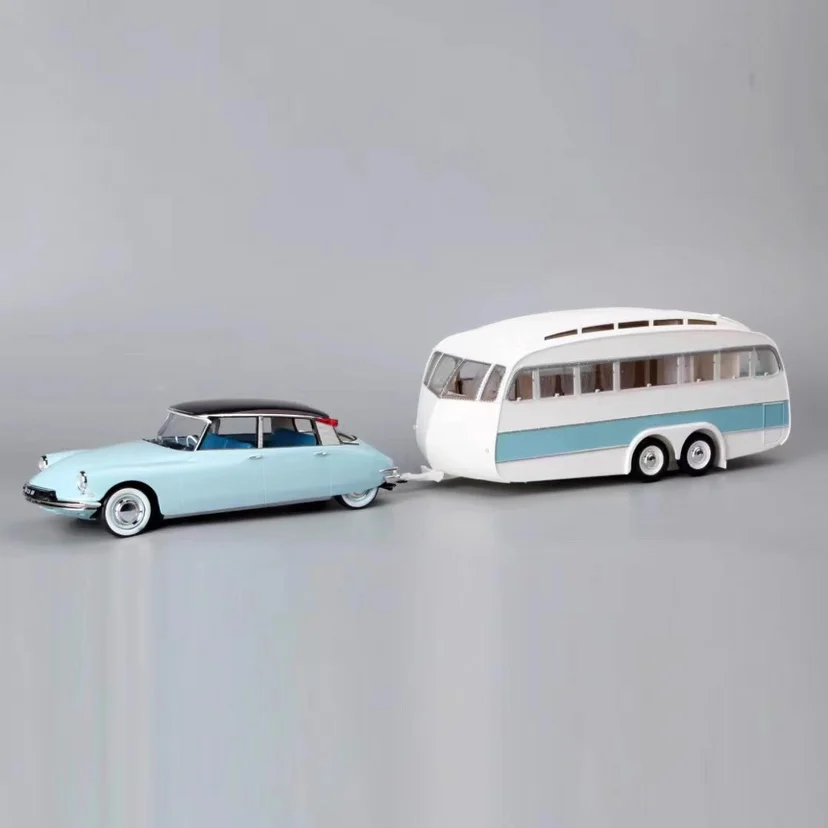 

Diecast 1:18 Scale NOREV Citroen DS 19 1959 Towed Touring Car Alloy Model Collectible Toy Gift Souvenir Display Ornaments