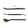 ALLSOME Double-end Steel Wire Brush & Nylon Pick Set Universal Hunting Gun Cleaning Kit Car Detailing Cleaning Tools 5