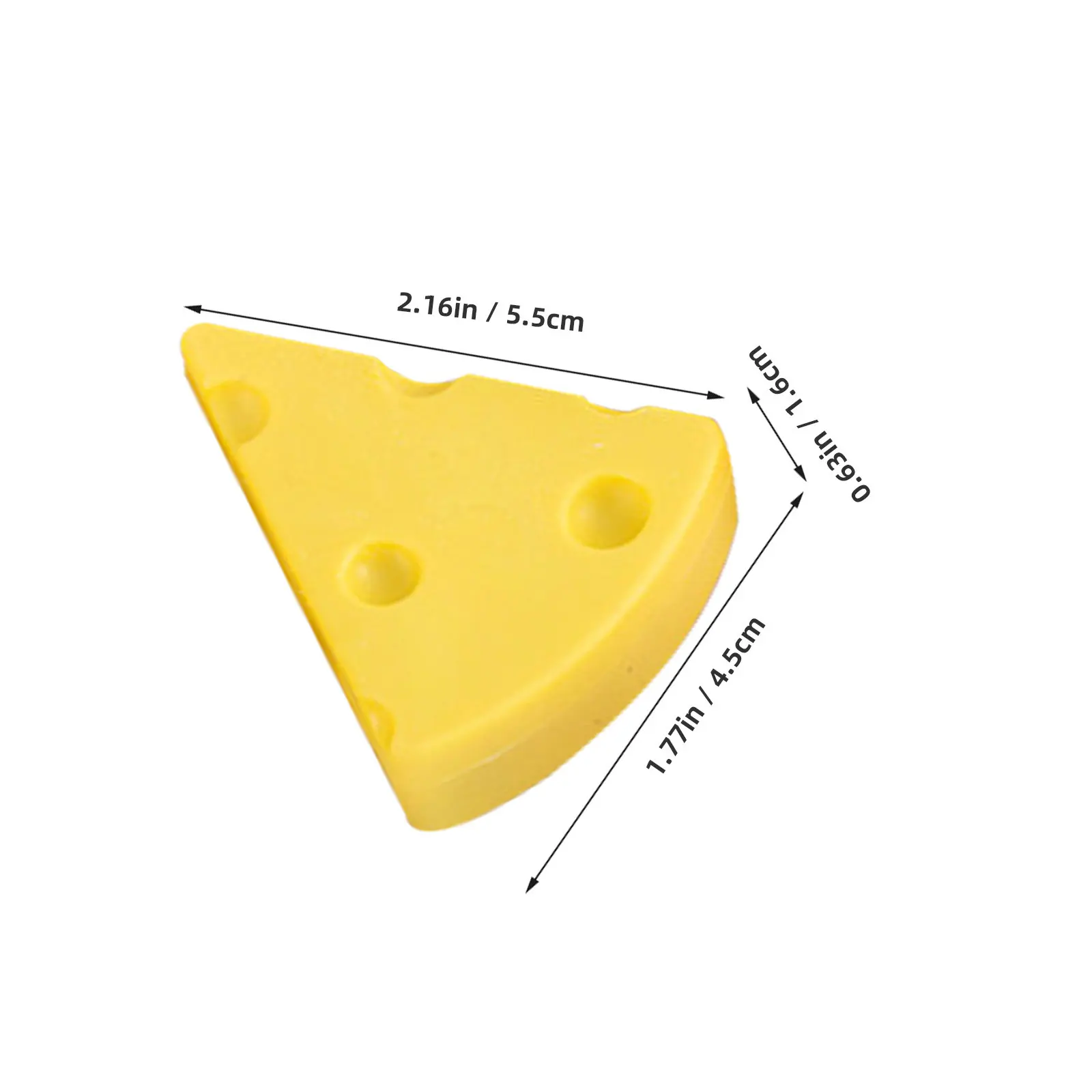4개입 프로프 치즈 지우개 어린이용 고무 지우개 모양의 연필 학교용