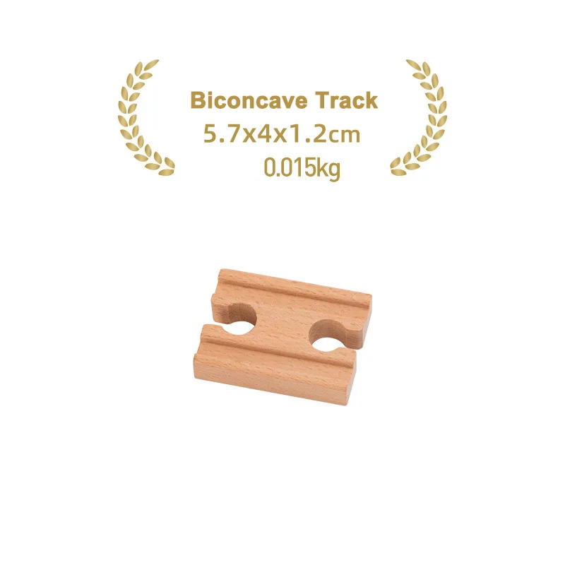 Kinds Of Wooden Track Accessories Beech Wood Railway Train Track Toys Fit for Biro All Brands Wooden Tracks Kids Education Toys