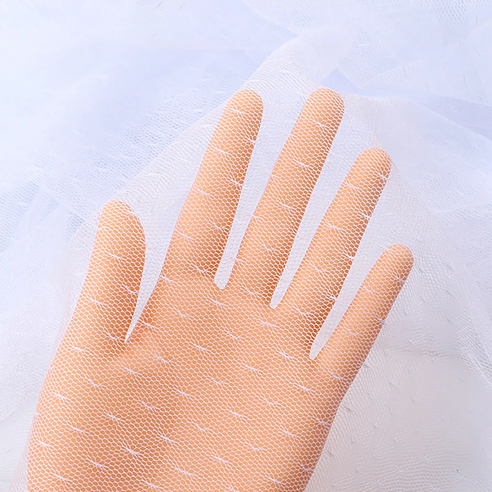 Chainho,Polyester Mesh Gauze Fabric,DIY Sewing Material,Suitable For Decorating Weddings,Parties,Birthdays,2 Sizes,WS2