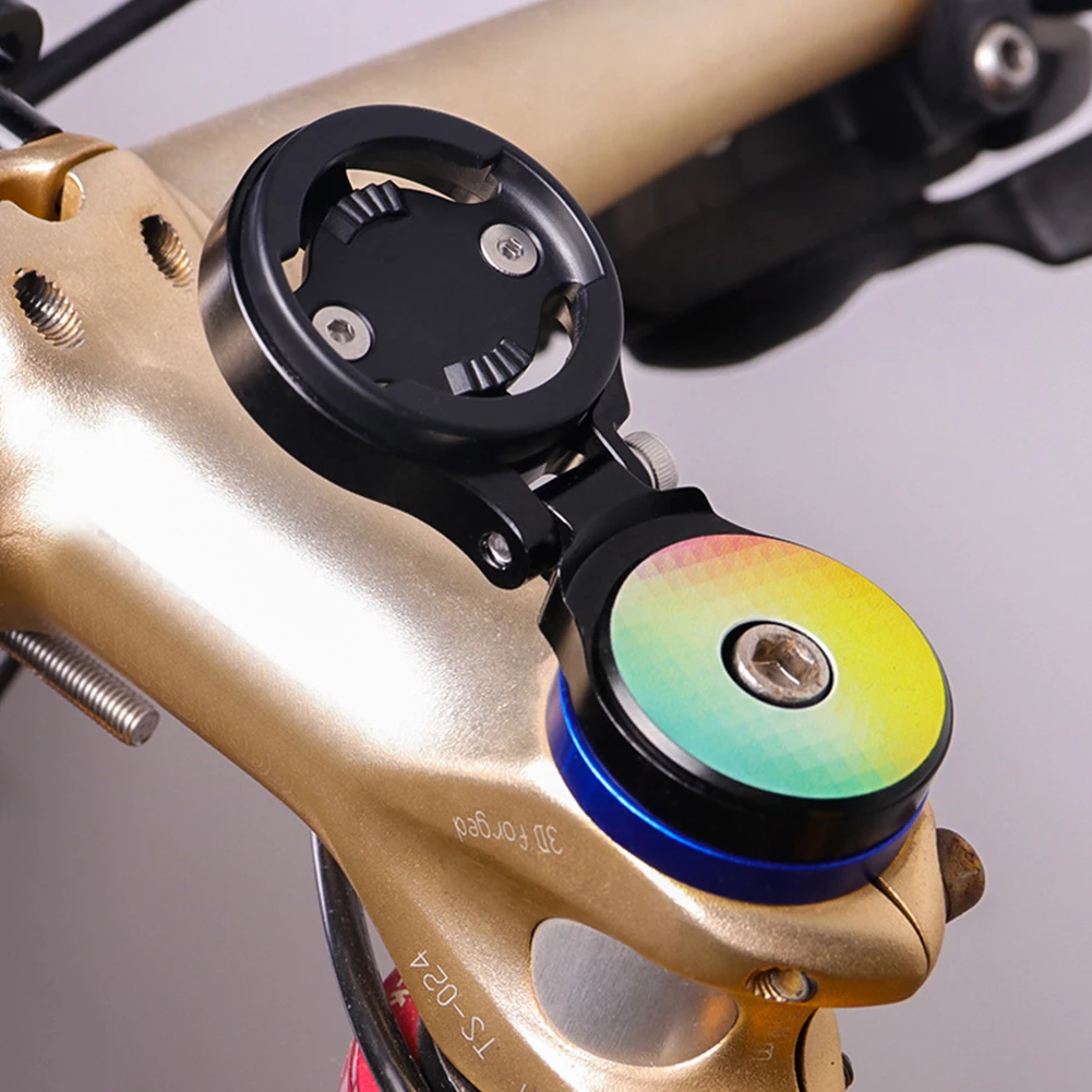 Bicycle Computer Stem Mount Holder Bike Computer Mount Stopwatch Speedometer Support Stand for Polar for Garmin Bryton Cateye