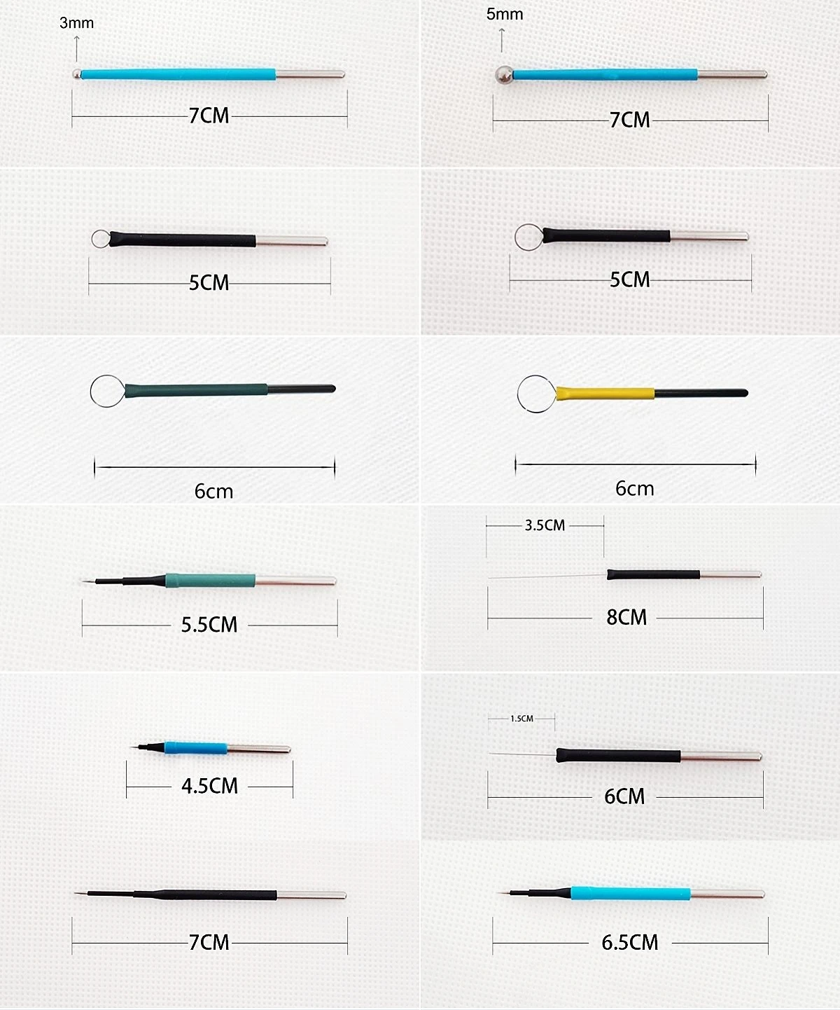 Electrocautery Electrocoagulators Ionizer Heads Filamentary Needle Type Flat Knife Type Electrode Tungsten Needle