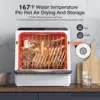 Portable Countertop Dishwashers Blitzhome Compact Dishwashers with 5 L Built-in Water Tank & Inlet Hose 5 Washing Programs 3