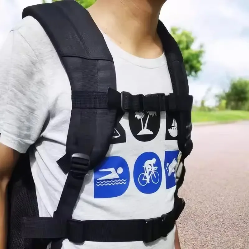 Backpack Chest Strap Harness 1pc Adjustable Shoulder Strap For Outdoor Camping Tactical Bags Straps Accessories For Backpack