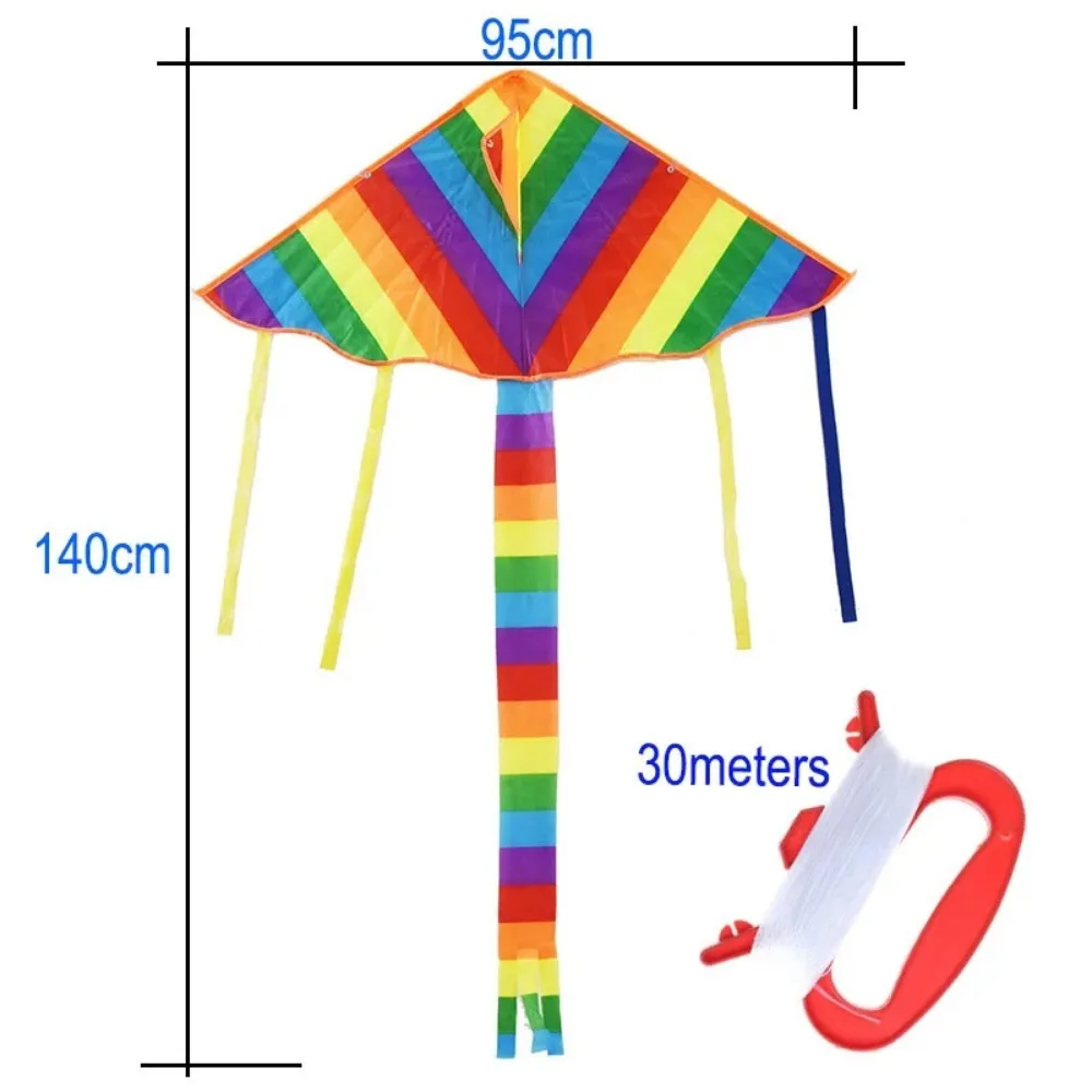 Colorful Rainbow Kite Outdoor Fun Sports Beach Kids Children Outdoor Toys