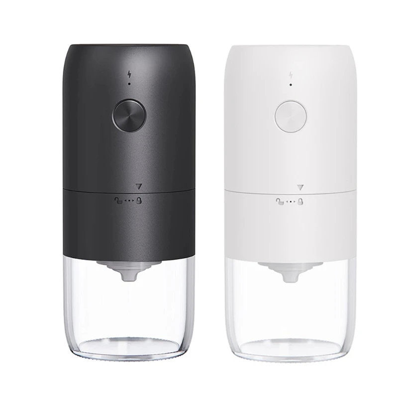 

CPDD Coffee Mill with Burrs 5 Adjustable Settings Rechargeable Coffee Grinder