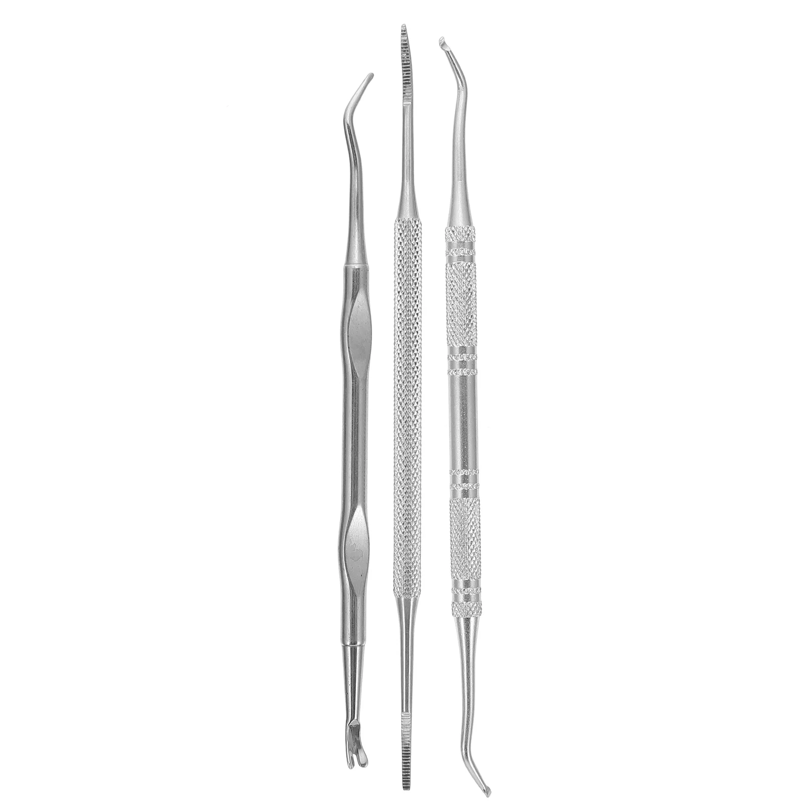 

3 Pcs Curved Toenail Corrector Remover Manicure Kit Tool Stainless Steel