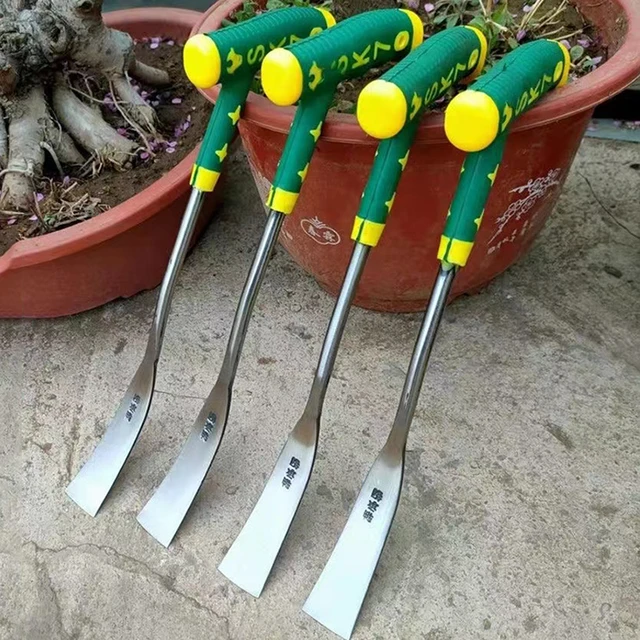 Kerti Gyomlálás És Transzplantációs Szerszám Mezőgazdasági Lapát Fokhagyma Nőnek Zöldségek Ásni A Gyökereket Lapáttal - Image 2