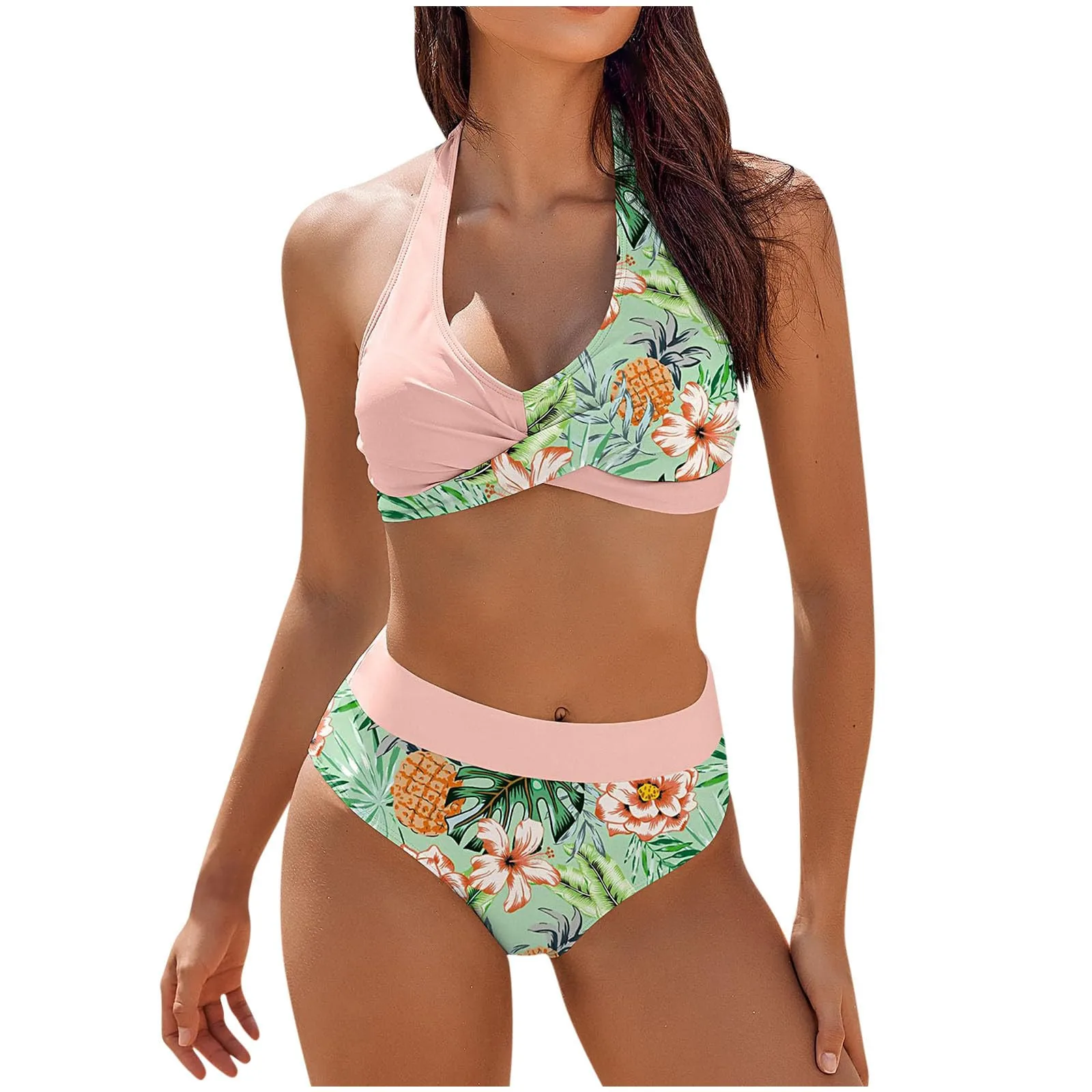 Sexy Bikini Push Up Swimwear Women Brazilain Biquinis Feminino 2024 Mujer Swimsuit Tanga Swimming Bathing Suit 2 Piece Set Mujer 3