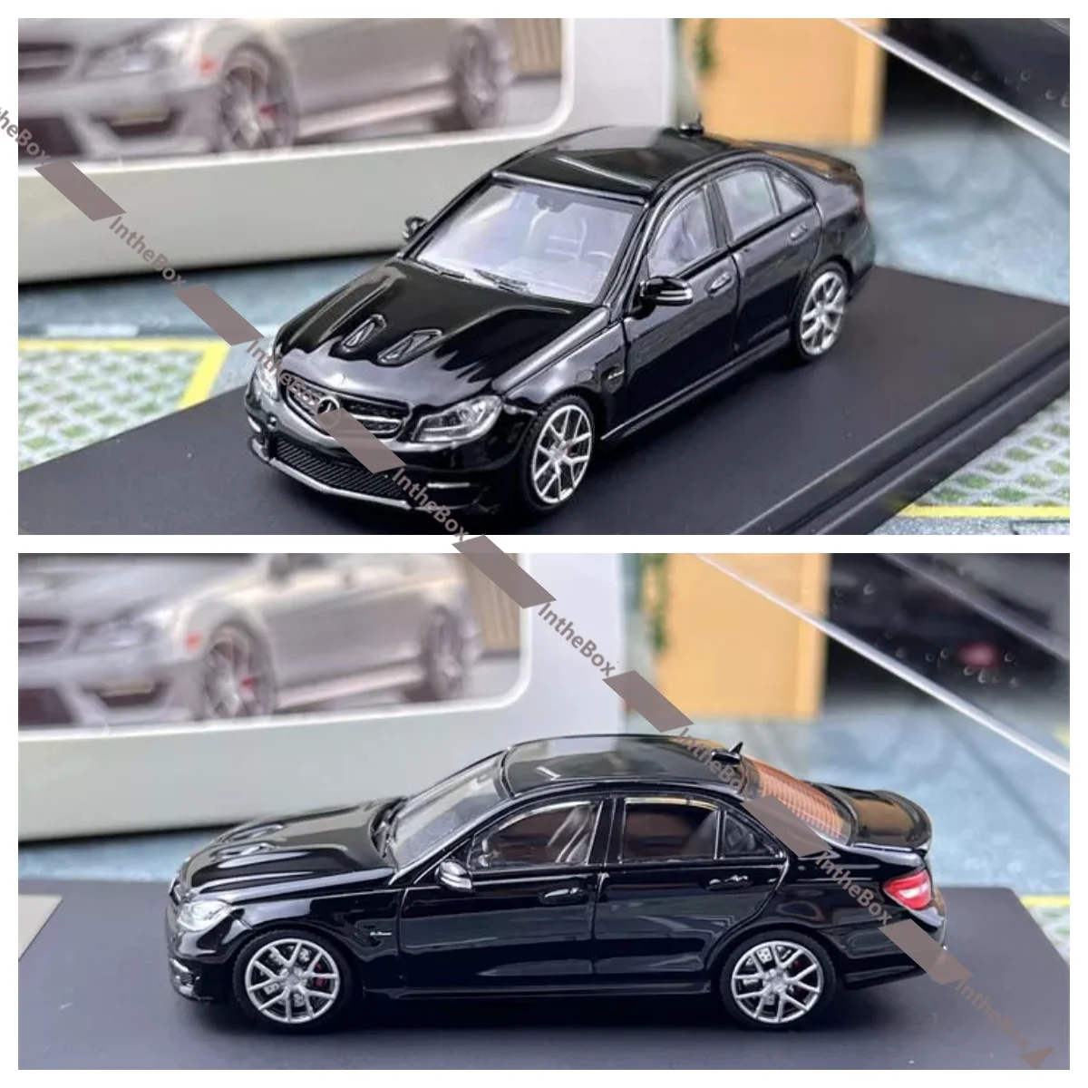 King Model 1/64 MB C63 W204 507 Diecast Model Car Collection Limited Edition Hobby Toys 3