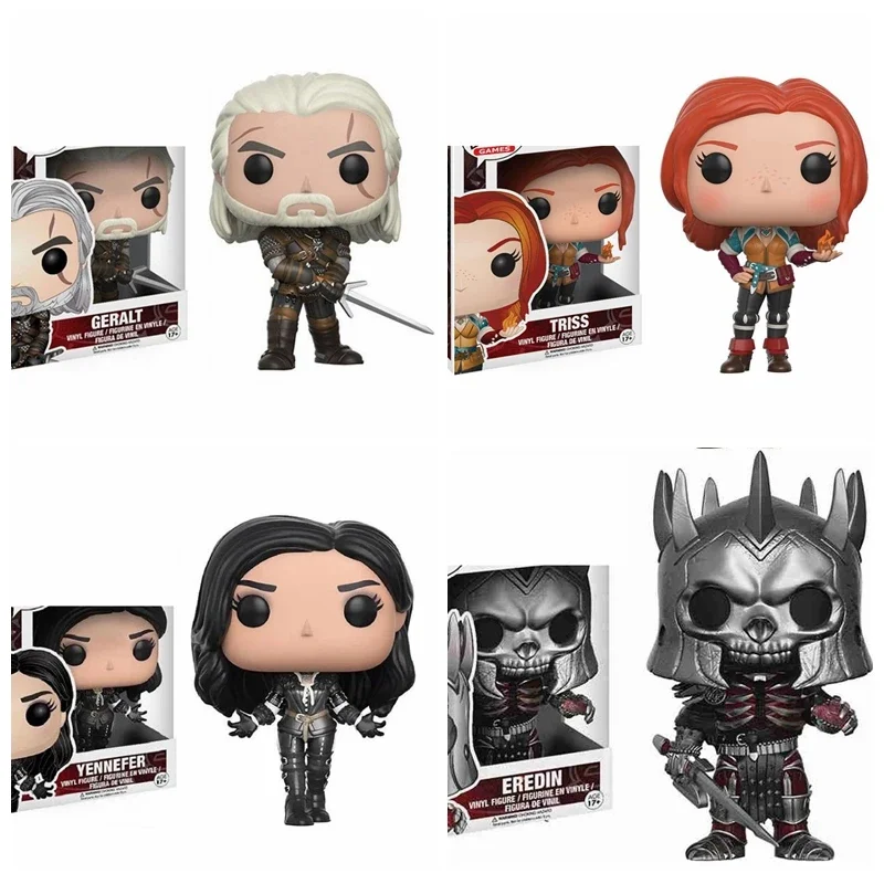 Funko Games The Witcher Wild Hunt Eredin 151 # Triss 153 # Yennefer 152 # Vinyl Action Figure Ciri & Geralt Collection Model Toys