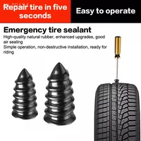 Tire Repair Nail Self-Tapping Screw Plastic Nail Soft Rubber Screw Suitable For Car Motorcycle Tire Puncture Repair SHIDWJ