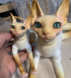 BJD SD Doll 1/6 Sphinx Cat hairless cat Doll A birthday present High Quality Articulated puppet Toys gift Dolly Model nude