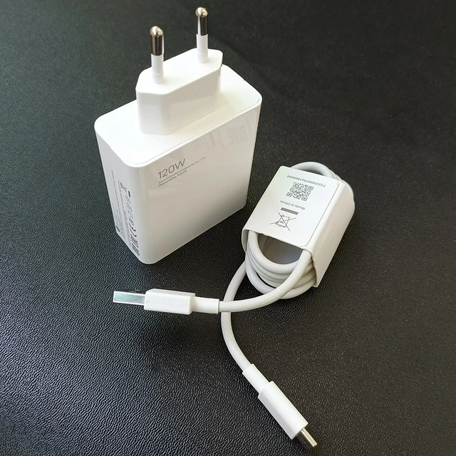 Xiaomi-cargador rápido de 120W, adaptador de corriente de carga rápida para  Xiaomi 12, 10, Ultra