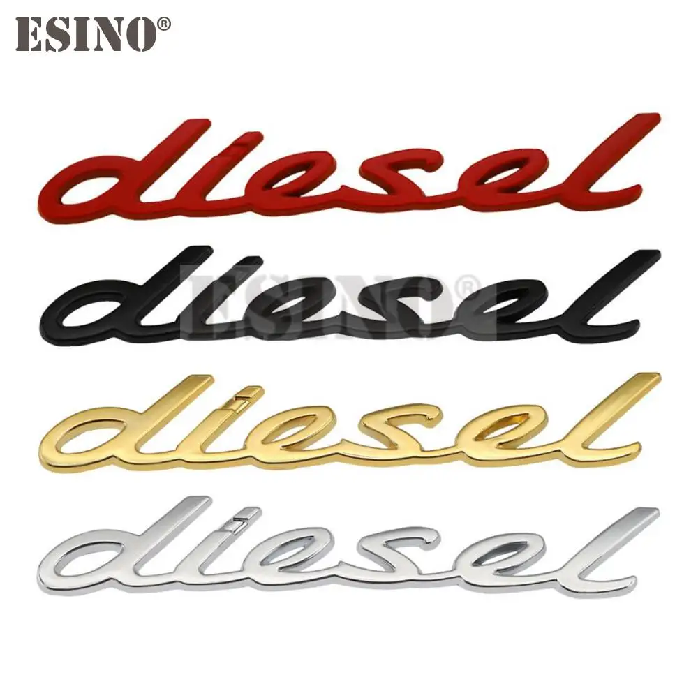 3D Chrome Metal Car Emblem Logo Badge with Adhesive