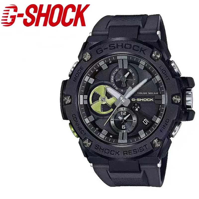 

New G-SHOCK GST-B100 Series Men's Watch Sports Waterproof Alarm Stopwatch LED Lighting Multi-Function Automatic Calendar Watch.
