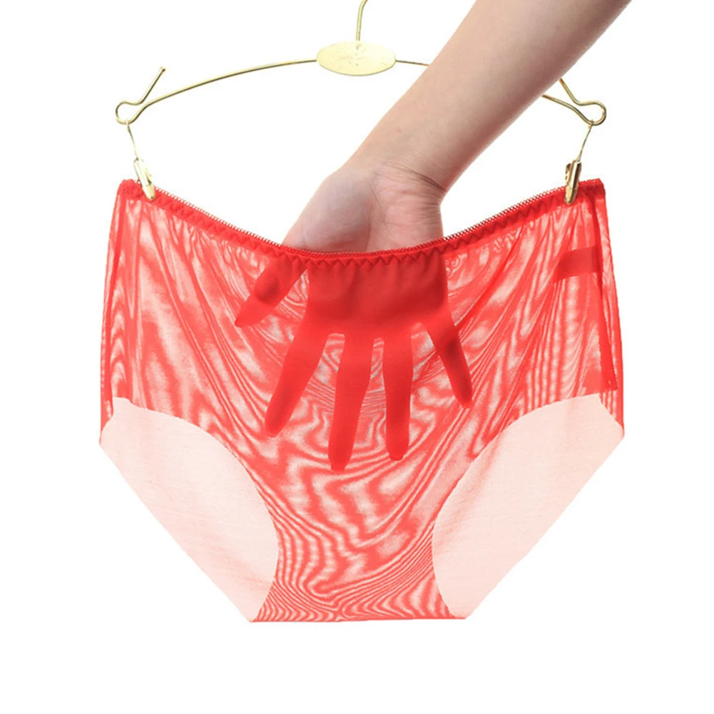 

Women See Through Sheer Briefs Transparent Mesh Seamless Panties Sexy Underwear Lingerie Breathable Comfortable Female Knickers