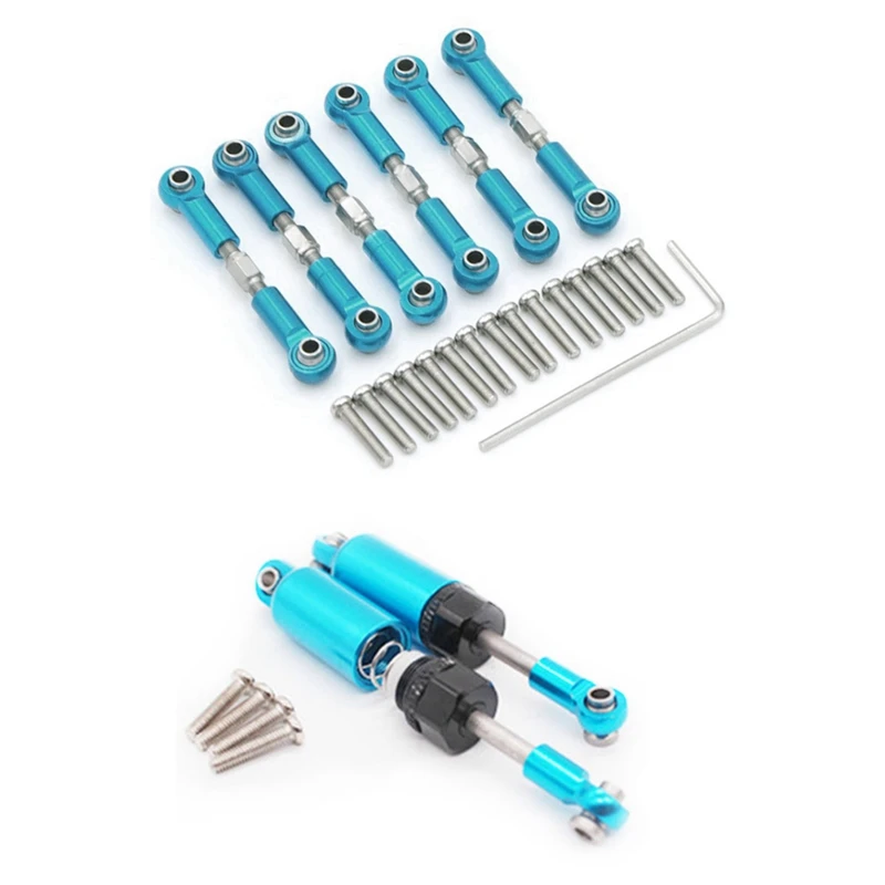 

2 комплекта для Wltoys A949 A959 A969 A979 искусственная: 1 комплект тяги тягового стержня сервопривода и 1 комплект амортизаторов