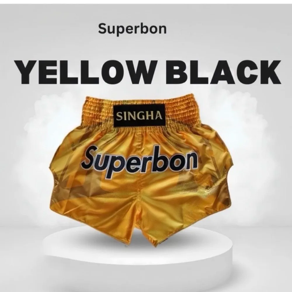 Original Training Muay Thai Gym Fighting Shorts Fitness Combat Sports Pants Embroidery Style Boxing Shorts Sweat Pants