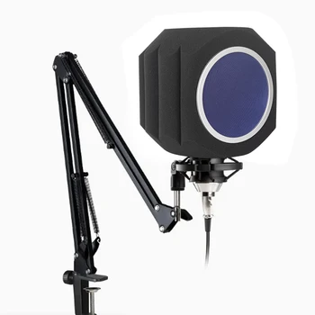 Filtro Antivento per Microfono, Sfera di Isolamento Acustico, Filtro Acustico per Microfoni da Studio di Registrazione