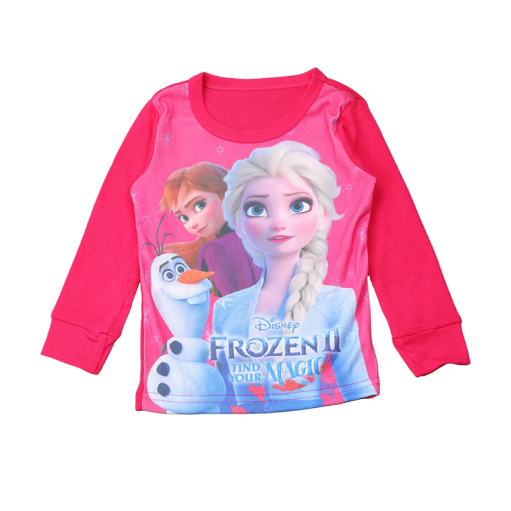 ربيع جديد للأطفال Pjs مجموعات إلسا آنا غرزة منامة للأطفال القطن الصبي ملابس خاصة الطفل منامة طويلة الأكمام فتاة مجموعات ملابس النوم