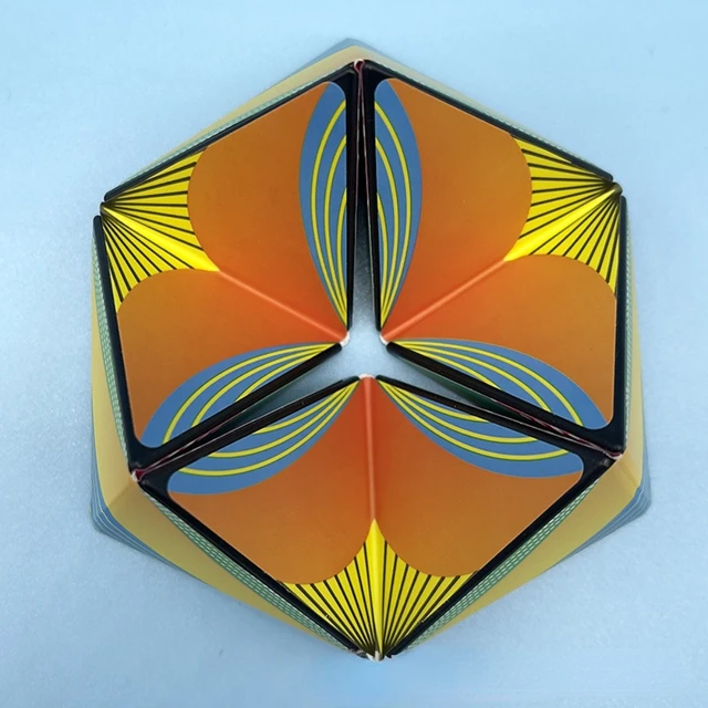 New Infinite Flip Magic Cube Puzzle Stress Relief Cube Adult Relax Tool 3D Kaleidoscope Infinite Flip Children's Toys Fidget Toy 4