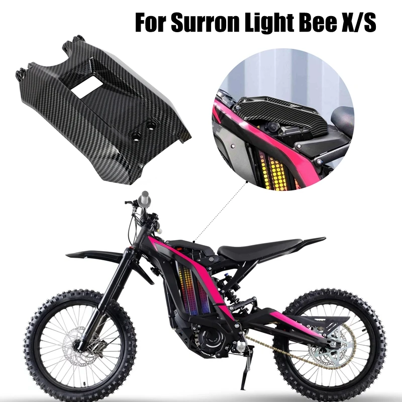 

Крышка отсека аккумулятора для Surron светильник Bee S X Electric Enduro, защита из углеродного волокна, аксессуары для мотоциклов и велосипедов
