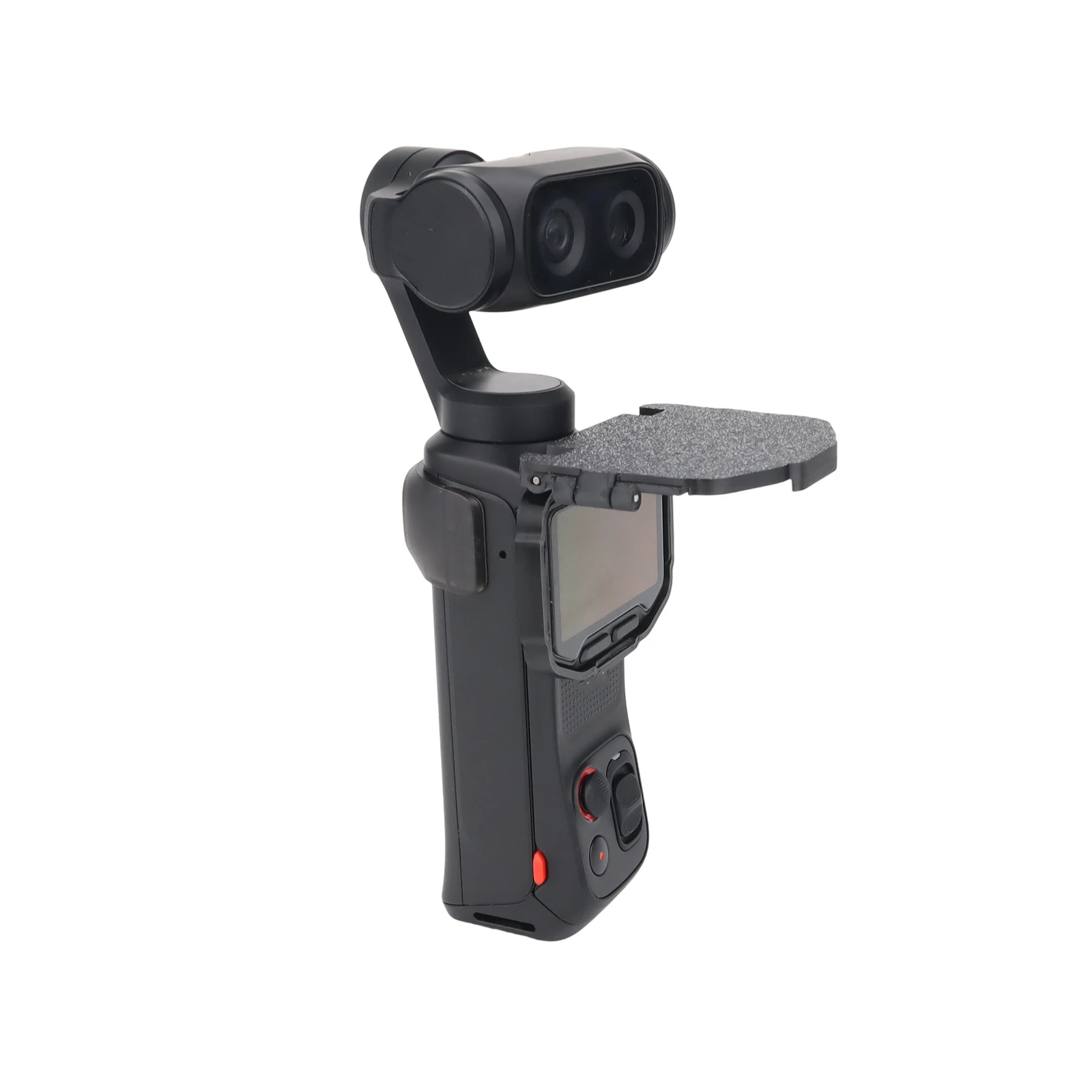 Insta360 Luna Ultra 180용 카메라 스크린 차양 렌즈 후드 ° 조정 가능한 눈부심 방지 빛 차단 보호 커버 블랙