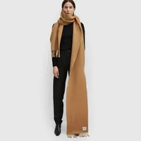 2025 New Wool Scarves Winter Soft Warm Cashmere Shawl Thickened Long Tassel Shawl Warm Scarf Fashion Solid Color Women Man Scarf