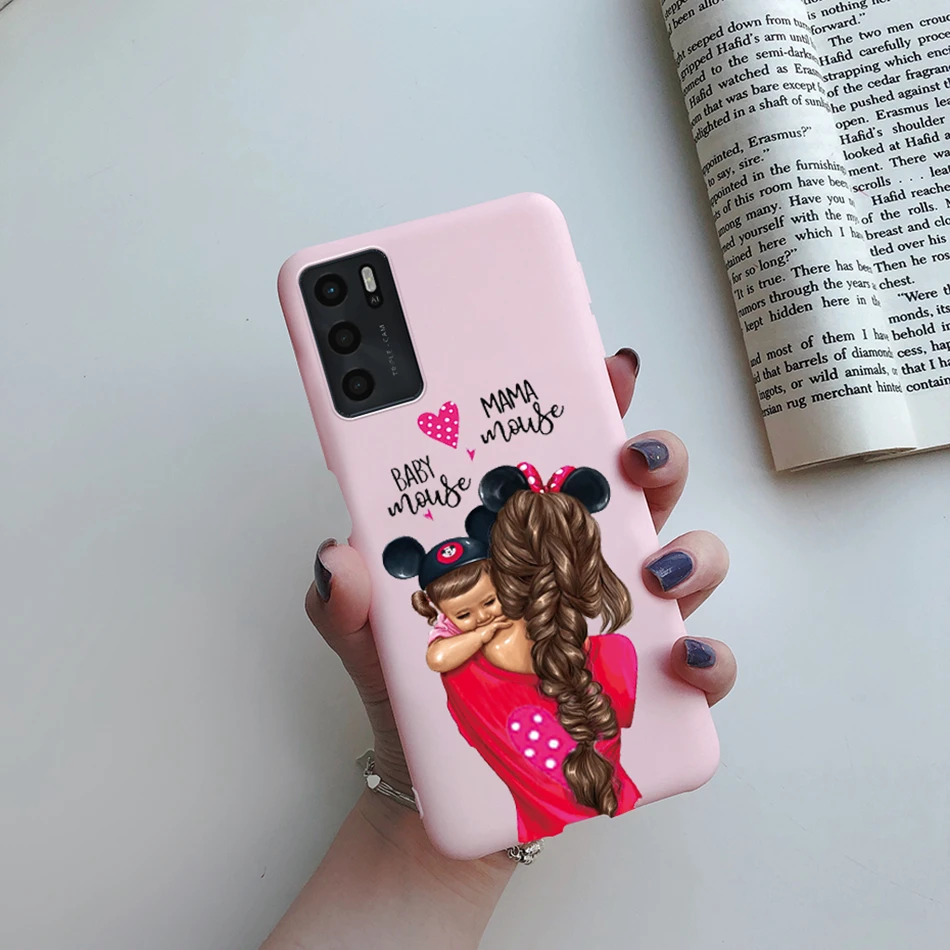 For OPPO A16 A16S 2021 Case Beauty Girls Painted Phone Case For OPPOA16 A 16 CPH2269 A54S 4G CPH2273 Soft Cover Protect Bumper cases for oppo cases