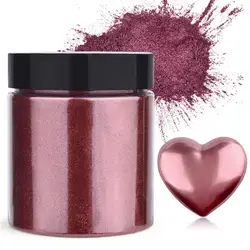 Shimmering Metallic Pearlescent Gold and Silver Pigment Dye (Starry Sky Crimson)