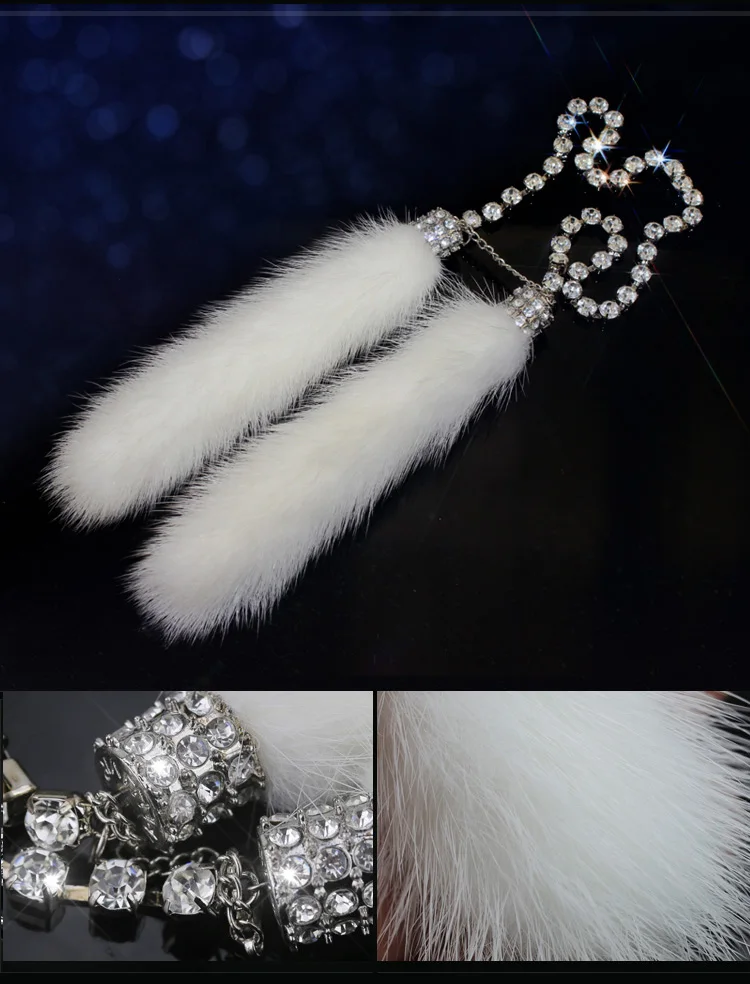 Fashion-Car-Rearview-Mirror-Hanging-Crystal-Real-Mink-Fur-Bowknot-Charm-Dangling-Pendant-Plush-Ornaments-Auto-11