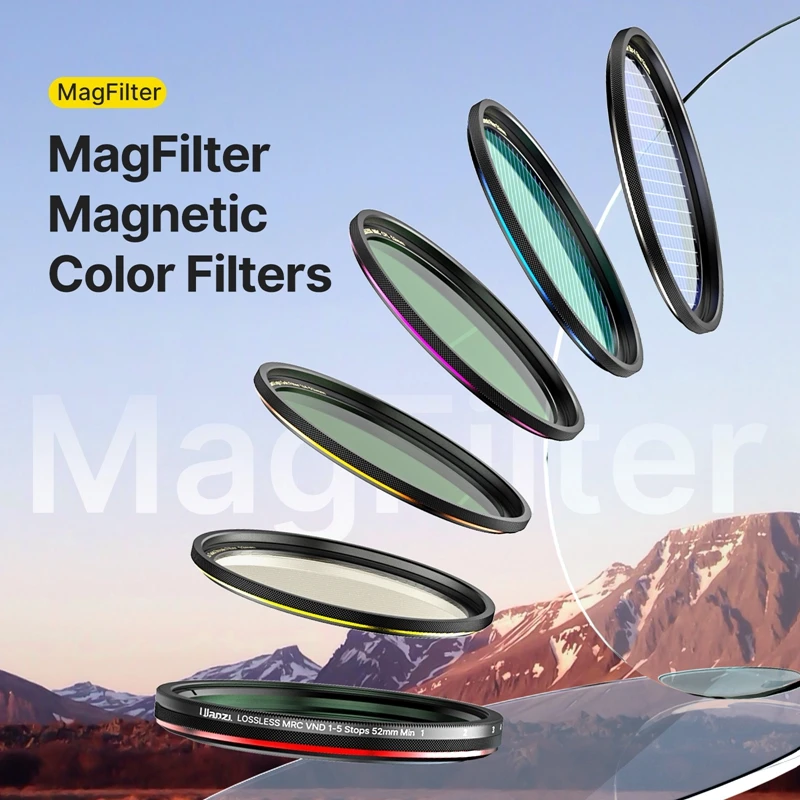 Ulanzi-Filtro Universal Magflilter Para Teléfono Inteligente, Accesorio Para Iphone 12, 13, 14, 15, Mini, Pro Max, 52Mm