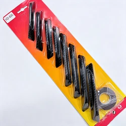 8 - Piece Universal Car Bumper Protector & Spoiler Splitter Set (8Pcs Carbon color)