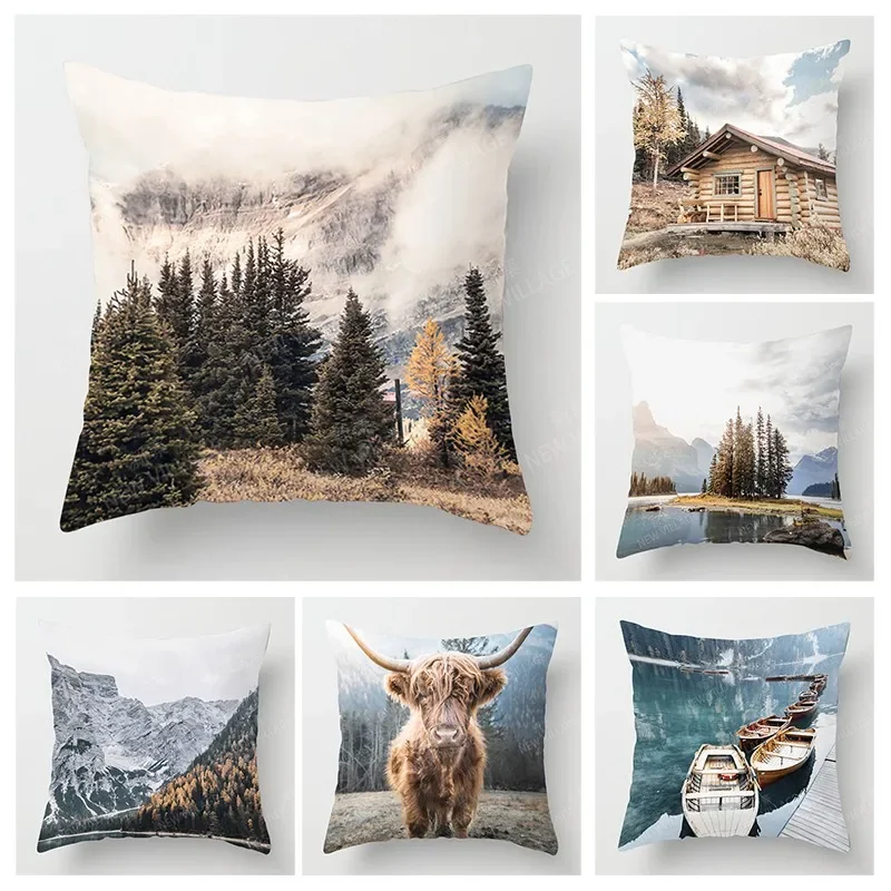 

Nordic fall home decor throw pillowcase sofa Cushion cover modern 45x45cm 45*45 50x50 60x60cm 40x40 boho living room aesthetics