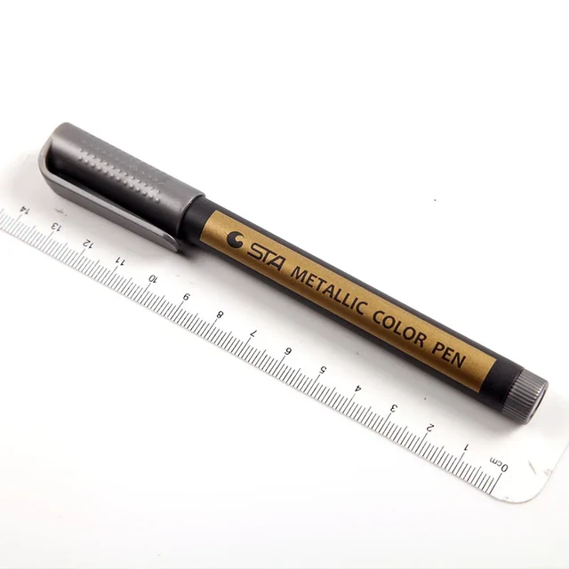 Metallic Sharpie Fine Tip Point Permanent Marker Pen Gold Silver Bronze 1  or 3 P