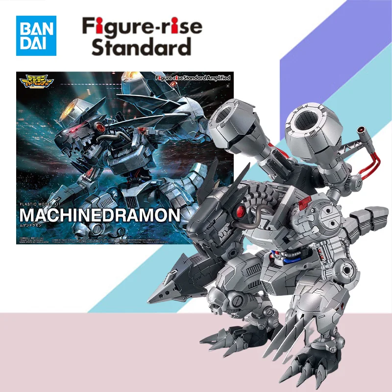 

Bandai Original Figure-rise Standard FRS Digimon Adventure Anime Model MACHINEDRAMON Figure Assembly Model Kit Toy Gift for Kids