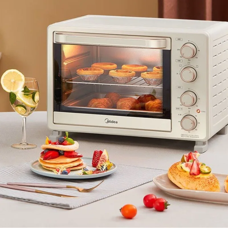 25L Electric Oven High Power Upper and Lower Independent Temperature Control Intelligent Reservation Home Kitchen Appliances 2