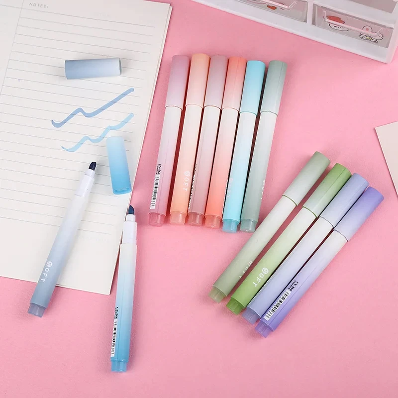 Colored Eye Highlighters with 4mm Wide Tip Suitable for School Student Ledger Marking Drawing Doodling 12 Pcs highlighter marker,highlighter pen,art marker,marker pen
