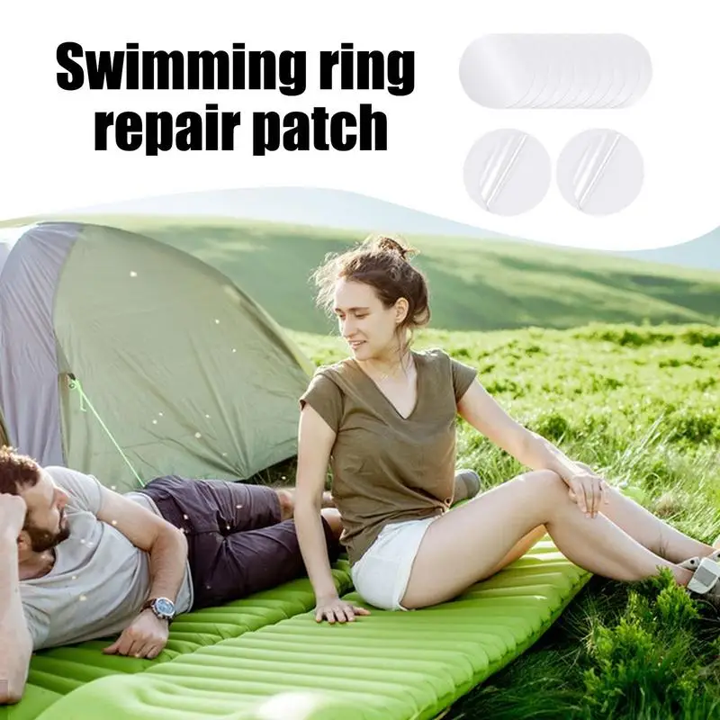 Air Mattress Patch Kit Self-Adhesive Waterproof TPU Swimming Ring Patch Clear Long-lasting Adhesion Repair Tape Tarp Repair Kit Repair Patches