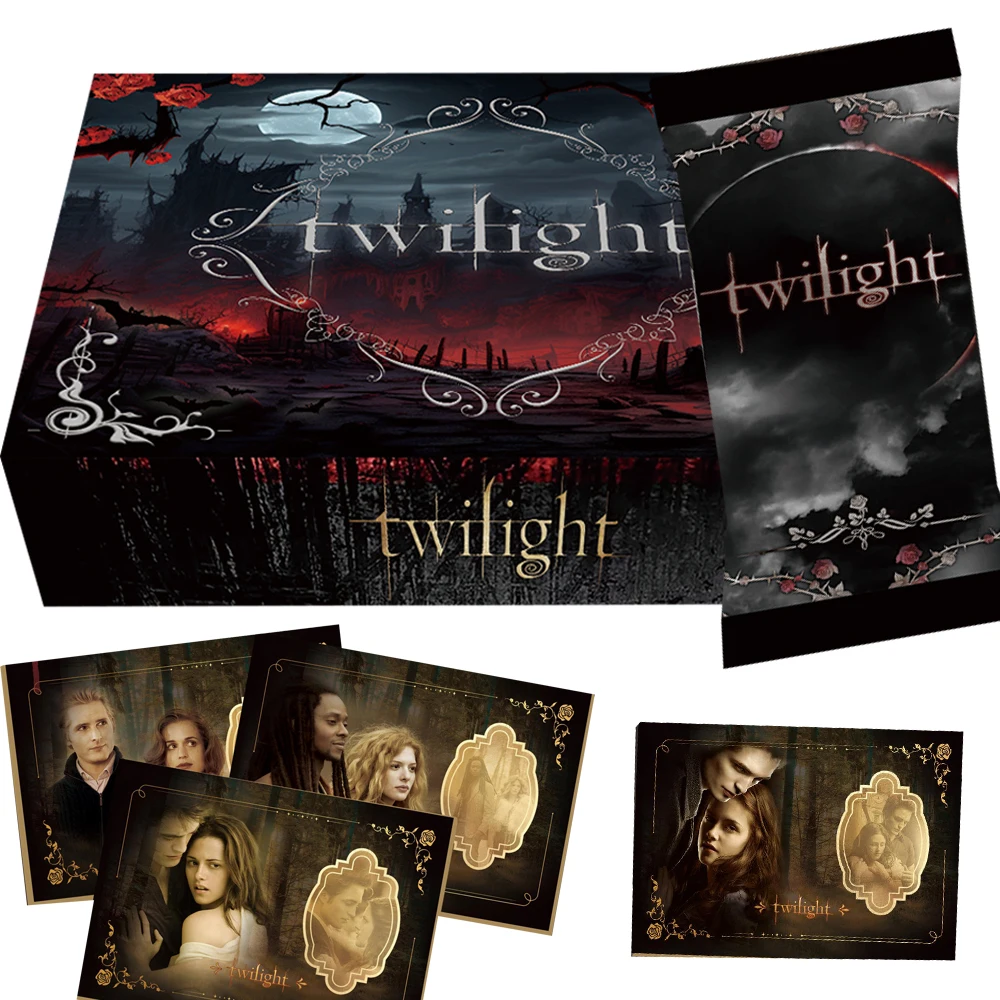 

Twilight City Cards Collection Movie Edward Isabella Character Peripheral Rare Game Playing Card Kids Birthday Xmas Toys Gifts