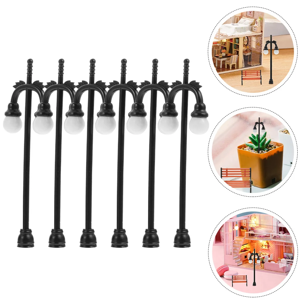 

Miniature Dollhouse Furniture Park Ornaments Toys Street Lamp Miniatures