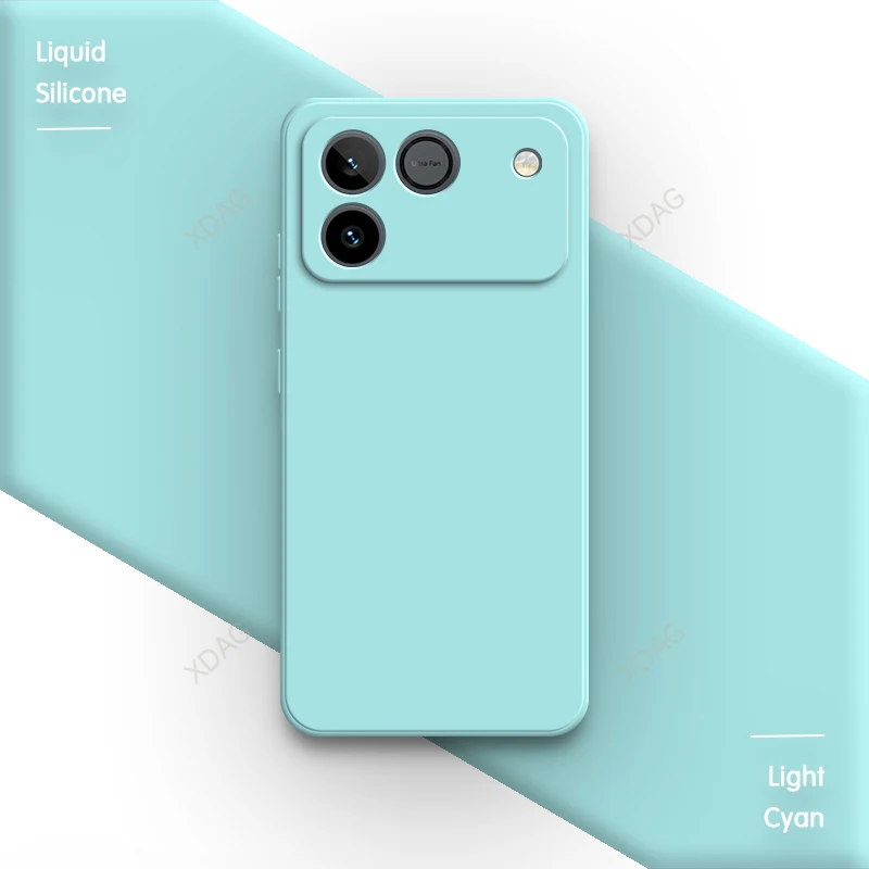Enhanced Silicone Case - Soft, Flexible, Lightweight, Shockproof, High-Quality Back Shell in Plain Color