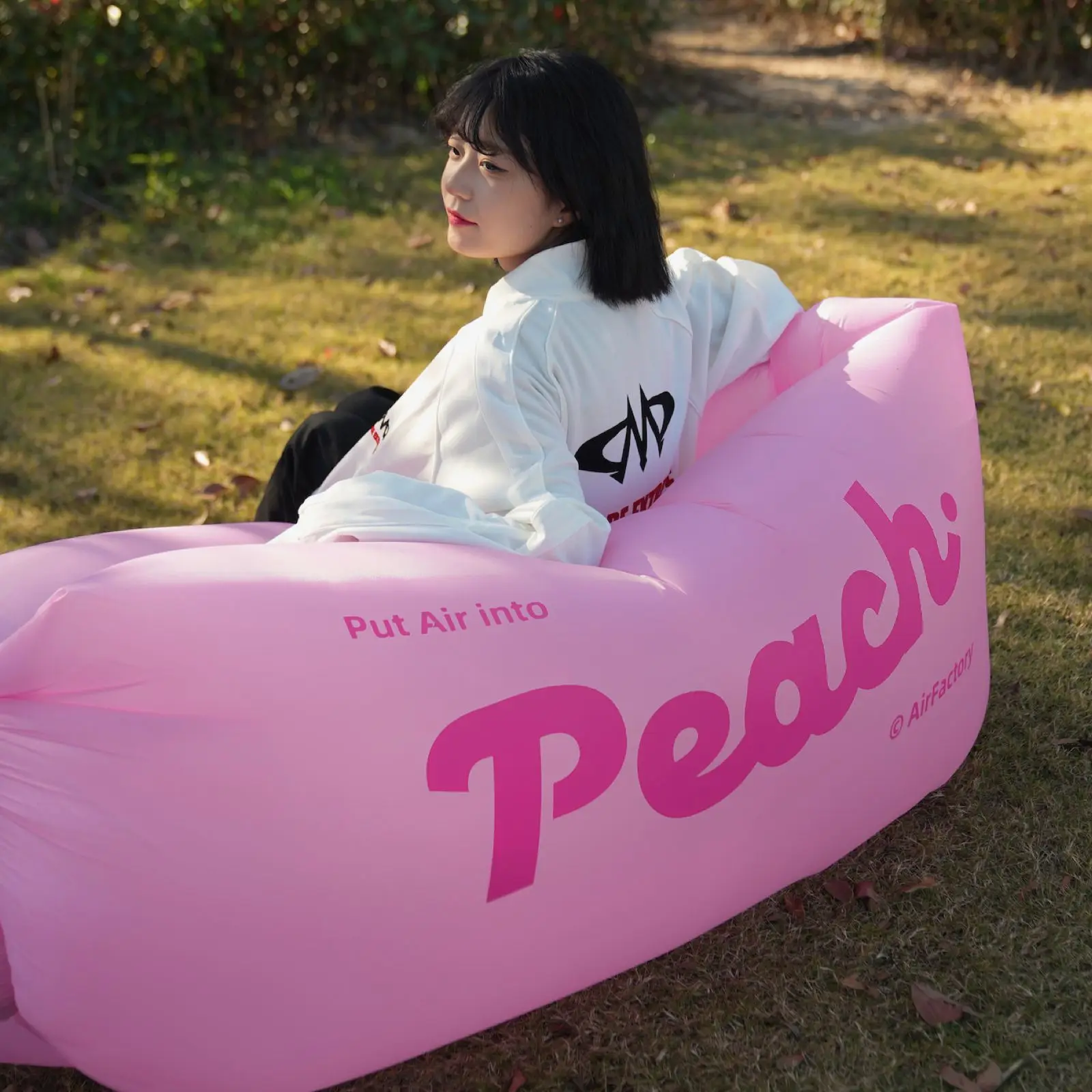 Inflatable Sofa Bed Outdoor Portable Lazy Water beach Grassland park Air Bed Sofa Toys