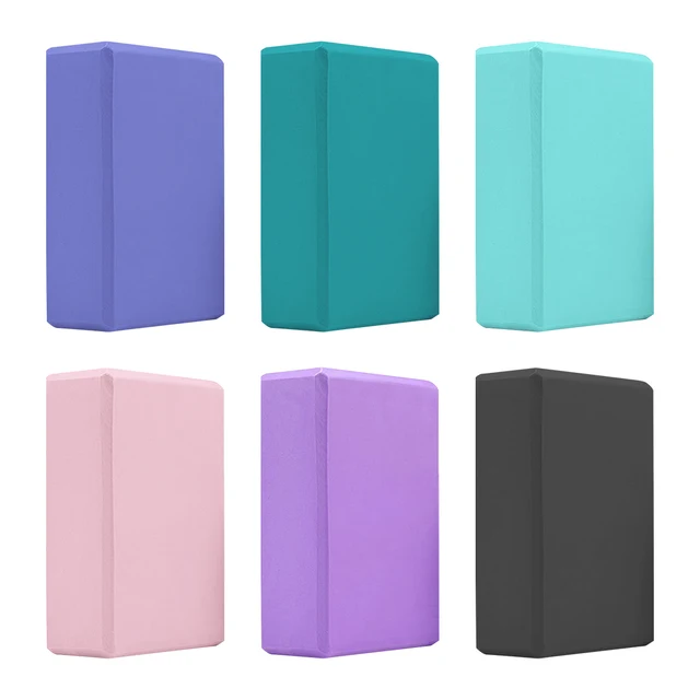 EVA Yoga Block Solid Color Yoga Building Blocks Moisture-Proof High Density Yoga Blocks Body Shaping Yoga Blocks Yoga Supplies